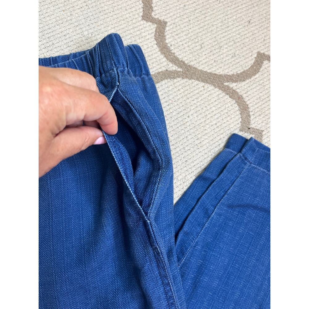 J. Jill pureJill Indigo shore wash blue pull on jeans, size medium, MSRP $89 - Picture 12 of 12